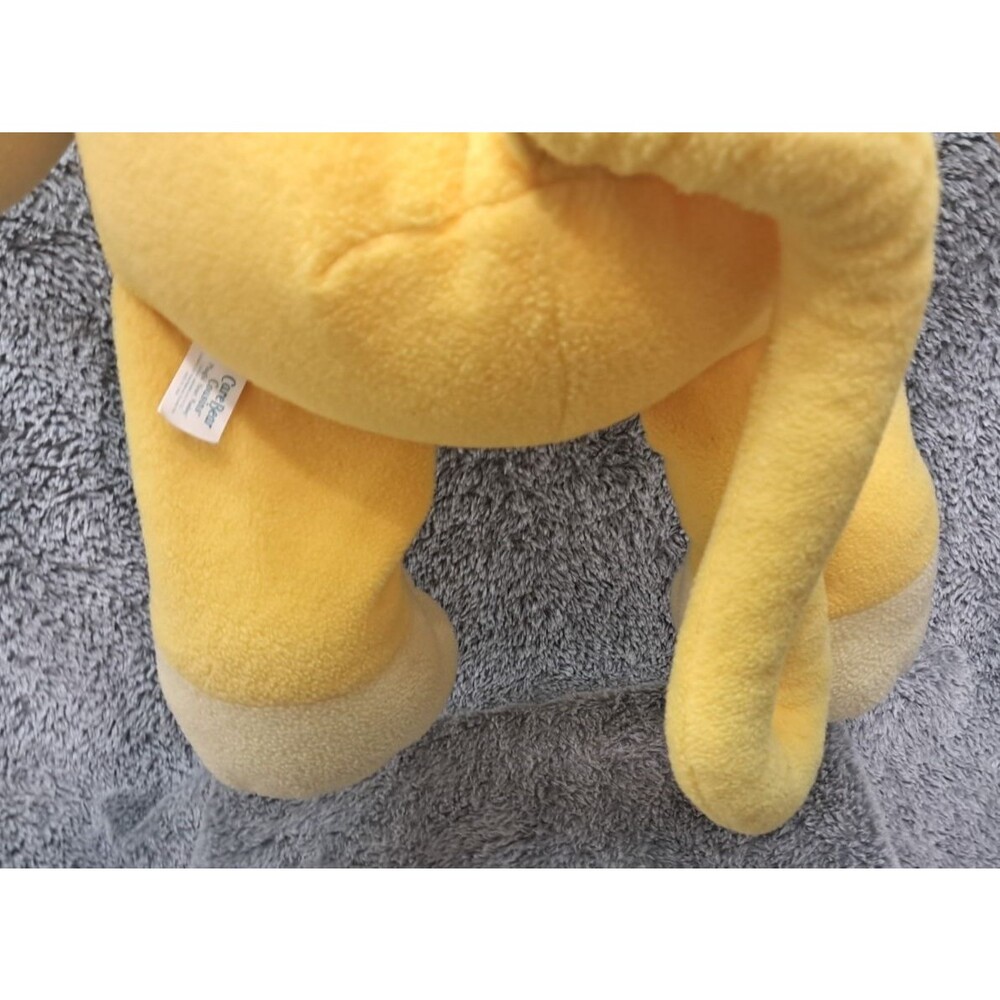 VTG Care Bears Cousins Playful Heart Monkey 2004 Yellow Plush Doll Jumbo 24" Toy - Picture 7 of 13